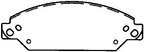 Bendix Friction MKD1092FM Disc Brake Pad Set - Front - view 3