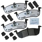 Bendix Friction MKD1279FM Disc Brake Pad Set - Rear - view 1