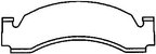 Bendix Friction MKD149FM Disc Brake Pad Set - Front or Rear - view 2