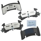 Bendix Friction MKD154FM Disc Brake Pad Set - Front or Rear - view 1