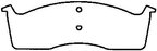 Bendix Friction MKD591FM Disc Brake Pad Set - Front - view 2