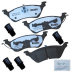 Bendix Friction MKD858FM Disc Brake Pad Set - Rear - view 1