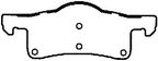 Bendix Friction MKD935FM Disc Brake Pad Set - Rear - view 2