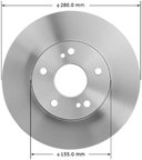 Bendix Friction PRT1441 Disc Brake Rotor - Front - view 1
