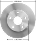 Bendix Friction PRT1724 Disc Brake Rotor - Front - view 1