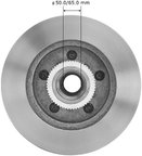 Bendix Friction PRT1829 Disc Brake Rotor and Hub Assembly - Front - view 3