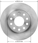 Bendix Friction PRT5933 Disc Brake Rotor - Rear - view 1