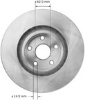 Bendix Friction PRT5937 Disc Brake Rotor - Front Right - view 3