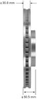 Bendix Friction PRT5937 Disc Brake Rotor - Front Right - view 2
