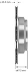 Bendix Friction PRT5952 Disc Brake Rotor - Rear - view 2