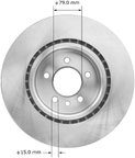 Bendix Friction PRT5956 Disc Brake Rotor - Front - view 3