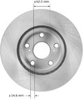 Bendix Friction PRT5981 Disc Brake Rotor - Front Left - view 3