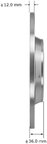Bendix Friction PRT5993 Disc Brake Rotor - Rear - view 2