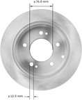 Bendix Friction PRT5998 Disc Brake Rotor - Rear - view 3
