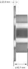 Bendix Friction PRT5998 Disc Brake Rotor - Rear - view 2