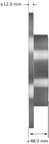 Bendix Friction PRT6034 Disc Brake Rotor - Rear - view 2