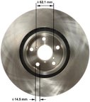 Bendix Friction PRT6143 Disc Brake Rotor - Front Left - view 3