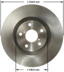 Bendix Friction PRT6143 Disc Brake Rotor - Front Left - view 1