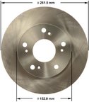 Bendix Friction PRT6145 Disc Brake Rotor - Front - view 1