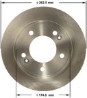 Bendix Friction PRT6149 Disc Brake Rotor - Rear - view 1