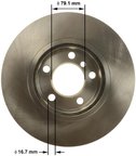 Bendix Friction PRT6162 Disc Brake Rotor - Front - view 3
