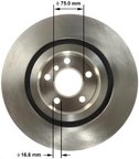 Bendix Friction PRT6167 Disc Brake Rotor - Rear - view 2