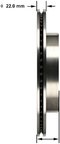 Bendix Friction PRT6169 Disc Brake Rotor - Rear - view 2