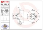 Brembo 08.1509.10 Disc Brake Rotor - Front - view 7