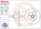 Brembo 08.2981.10 Disc Brake Rotor - Front - view 3