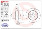 Brembo 08.4738.21 Disc Brake Rotor - Rear - view 4