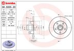Brembo 08.5005.20 Disc Brake Rotor - Rear - view 3