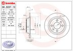 Brembo 08.5037.10 Disc Brake Rotor - Rear - view 3