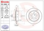 Brembo 08.5288.10 Disc Brake Rotor - Rear - view 2