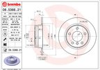 Brembo 08.5366.21 Disc Brake Rotor - Rear - view 3