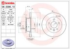 Brembo 08.5396.10 Disc Brake Rotor - Front - view 3
