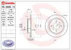 Brembo 08.6899.10 Disc Brake Rotor - Rear - view 7