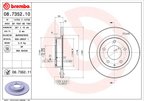 Brembo 08.7352.11 Disc Brake Rotor - Rear - view 3