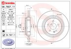 Brembo 08.7607.11 Disc Brake Rotor - Rear - view 3
