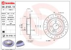 Brembo 08.9163.1X Disc Brake Rotor - Rear - view 2