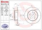 Brembo 08.9179.10 Disc Brake Rotor - Rear - view 3