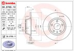 Brembo 08.9769.11 Disc Brake Rotor - Rear - view 3