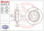 Brembo 08.B273.10 Disc Brake Rotor - Rear - view 3
