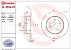 Brembo 08.B566.21 Disc Brake Rotor - Rear - view 6