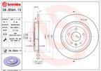 Brembo 08.B584.11 Disc Brake Rotor - Rear - view 3