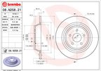 Brembo 08.N258.21 Disc Brake Rotor - Rear - view 2