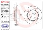 Brembo 08.N362.21 Disc Brake Rotor - Rear - view 6