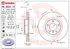 Brembo 09.5934.11 Disc Brake Rotor - Front Left - view 2