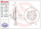 Brembo 09.6752.10 Disc Brake Rotor - Front - view 3