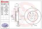 Brembo 09.6912.10 Disc Brake Rotor - Rear - view 3