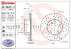 Brembo 09.6924.1X Disc Brake Rotor - Front - view 2